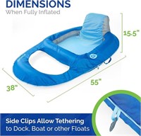 Kelsyus Premium Floating Lounger with Fast