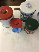 TINS AND CANISTER