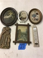 THERMOMETERS AND OLD PICTURES