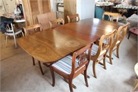 Mahogany Dining table and chairs