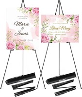 2 Pack 63 inch Ohuhu Easel Stand for Wedding Signs