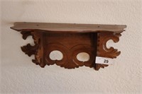 antique plate shelf