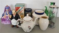 Tea Pot, Cookie Jars & More