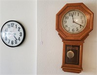 2 Batt. Opp. Wall Clocks