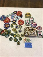 BOY SCOUT TIES, VARIOUS PATCHES