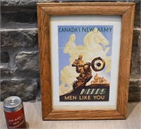 Affiche Canada's new army needs men like you,