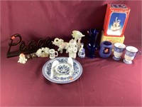 Assortment Of Collectable Including Blue Willow