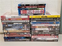 26 DVD's & 6 Blu-Ray Movies