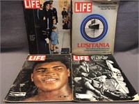 4- VINTAGE LIFE MAGAZINES