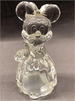 BEAUTIFUL LENOX MINNIE MOUSE CRYSTAL FIGURINE.