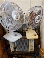 2 Fans And A Heater