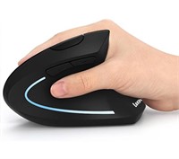 Ergonomic Mouse, LEKVEY Vertical Wireless Mouse -