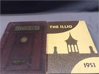 2- UNIVERSITY OF ILLINOIS ILLIO YEARBOOKS. 1928 &