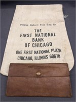 BRINKS BAG FROM FIRST NATIONAL BANK OF CHICAGO