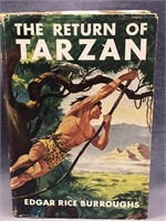 THE RETURN OF TARZAN HARDCOVER BOOK.  COPYRIGHT