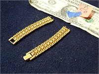 Gold Toned Watch Band