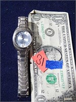 Faded Glory Silver Tone Ladies Watch