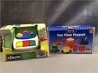 NIB CHICCO POP UP PIANO AND KIDPALS TEA TIME