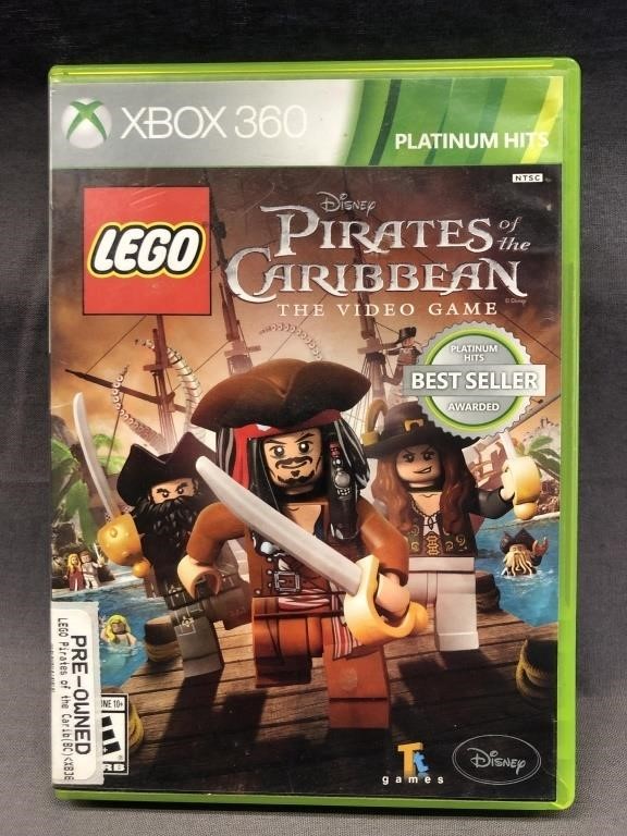 XBOX PIRATES OF THE CARIBBEAN GAME DISC