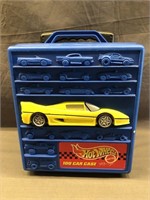 HOT WHEELS PULL ALONG 100 CAR CASE.  FULL OF