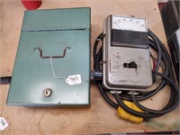 Voltage Meter & Lock Box, No Key