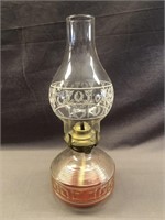 VINTAGE LAMPLIGHT FARMS  KEROSENE OIL LAMP WITH