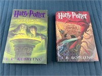 2X 1st EDITION HARRY POTTER BOOKS BY JK ROWLING