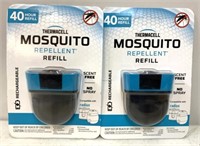 2 New 40 Hour Thermacell Mosquito Repellent Refill