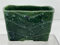 UPCO Ungemach Green Drip Glaze Planter #044 USA