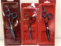 3 New Pairs Ninja Master Hair Scissors