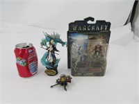 3 figurines World of Warcraft