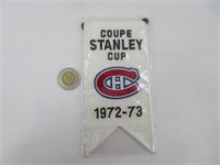 Bannière Coupe Stanley 1972-73 Centenaire,
