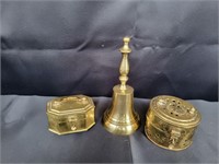 Vtg Brass Bell,Trinket,Etched Trinket  Resale $50