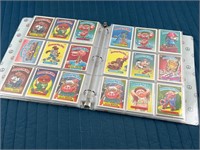 1986 GARBAGE PAIL KIDS TRADING CARDS IN BINDER