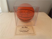 Michael Jordan Signed NBA Basketball Spalding