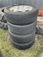 4-Tires 215/60R16 w/ 5-Bolt Ford Rims