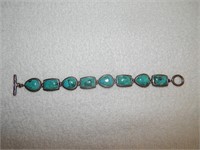 Turquoise & Sterling Bracelet Barse Thai