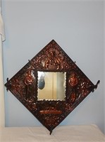 Rare Spanish American War Mirror Hat Rack Olympia