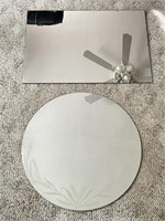 Square and Round Mirrors (2)