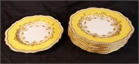 7 Spode for Tiffany and Co. dinner  plates