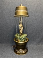 Vintage Hanging Oil Lady Lamp