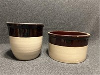 Roseville Brown and Cream pottery