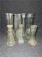 Glass Bud Vases (10)