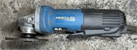 Hercules 4.5" HE61P angle grinder, powers up