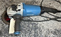 Hercules 7"-9" angle grinder, powers up