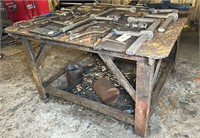 clamps, etc & metal table