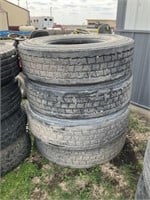 Truck Tires -8 of Various Sizes