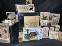 STAMPIN’ UP NATURE+WILDLIFE THEMED WOODEN STAMPS