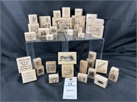 36 Stampin’ Up Home Themed Wooded Craft Stamps