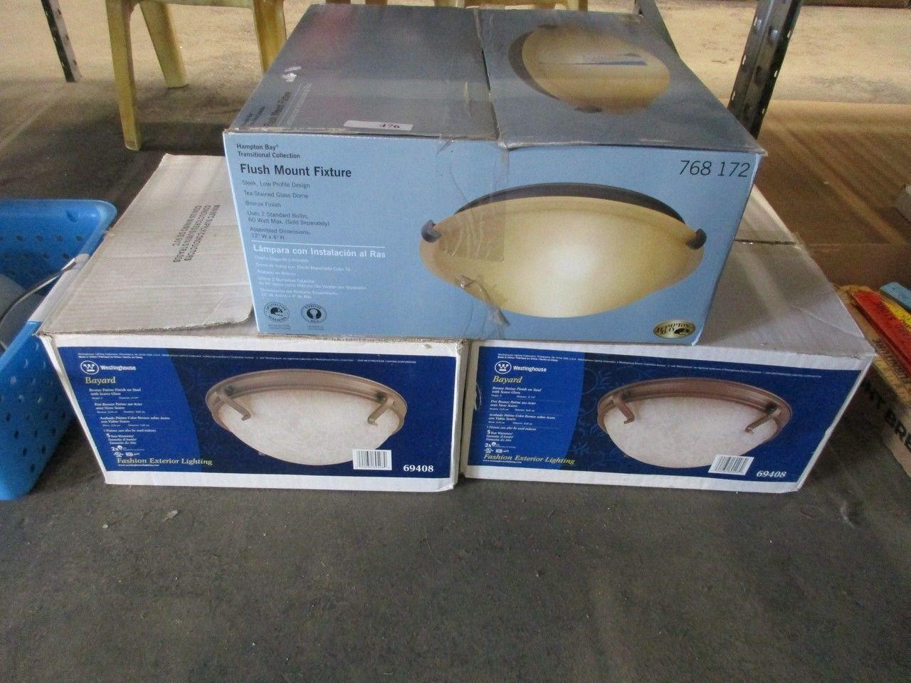 Flush mount Lights -3 New fixtures